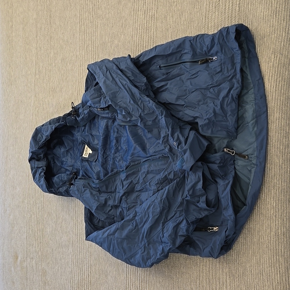 33,000 ft package-able Windbreaker, Size L Blue